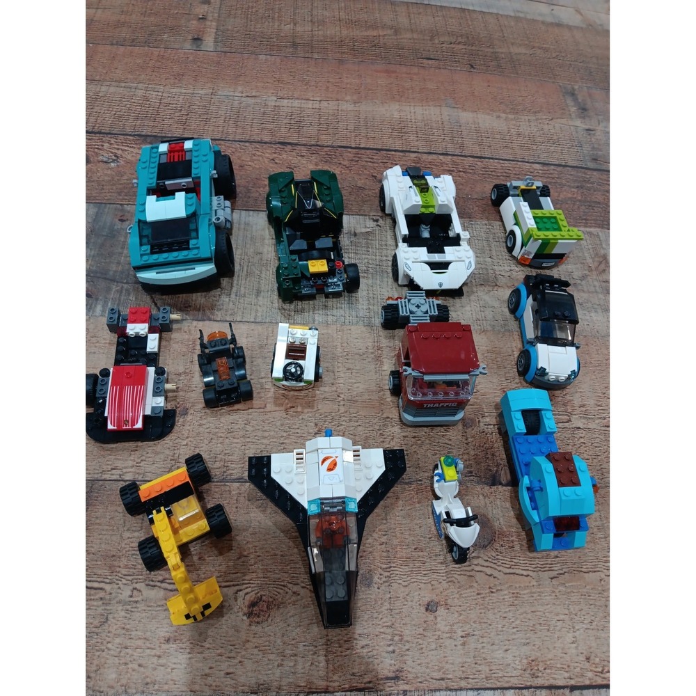 Lego Sets Lot Of Miscellaneous Incomplete Boats Cars Planes 14 Items